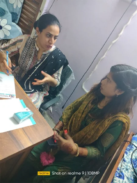 Free Health Check-up Camp organized by Rohini Heights Multispeciality Clinic at Khera Khurd on Sunday